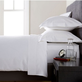 Hotel 1000 Thread Count Egyptian Cotton Fitted Sheet White