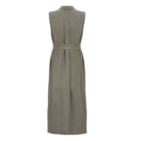 Sleeveless Shirt Dress