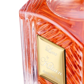 KILIAN PARIS Love, Don't Be Shy Refillable EDP 30ml, coral-pink faceted glass bottle with gold engraved plaque detail
