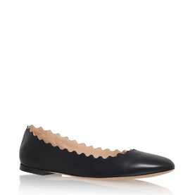 Scallop Edge Ballet Flats
