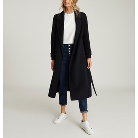 Leah Longline Belted Coat