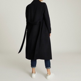 Leah Longline Belted Coat