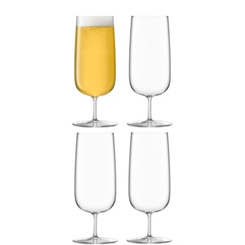 Borough Pilsner Glasses Set Of Four