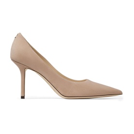 Love 85 JC Emblem Suede Pumps