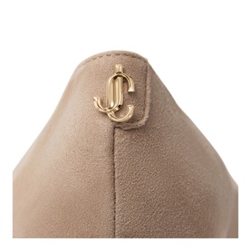 Love 85 JC Emblem Suede Pumps