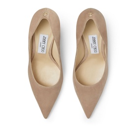Love 85 JC Emblem Suede Pumps