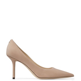 Love 85 JC Emblem Suede Pumps