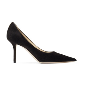 Love 85 JC Emblem Suede Pumps
