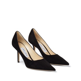 Love 85 JC Emblem Suede Pumps
