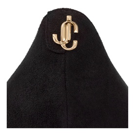 Love 85 JC Emblem Suede Pumps