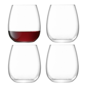 Borough Stemless Glasses Set Of Four 455ml
