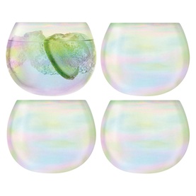 Set of Four Bubble Rocking Tumblers