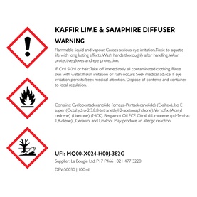 Kaffir Lime And Samphire Room Diffuser