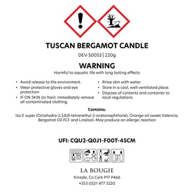 Tuscan Bergamot Candle