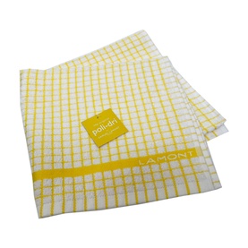 Poli-Dri Yellow Tea Towel