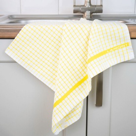 Poli-Dri Yellow Tea Towel