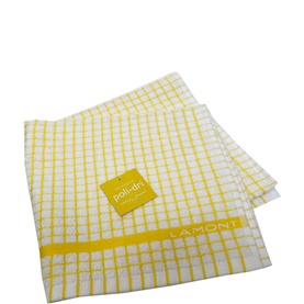 Poli-Dri Yellow Tea Towel