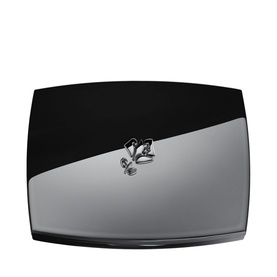 Lanc&ocirc;me Hypn&ocirc;se Drama Eyeshadow Palette in black and silver compact case with silver floral emblem detail