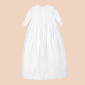 Lace Christening Gown And Bonnet