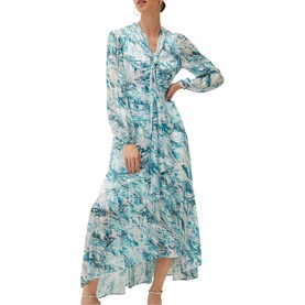 Lauretta Marble Print Maxi Dress