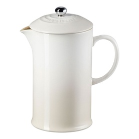 Stoneware Cafetiere With Metal Press 1L