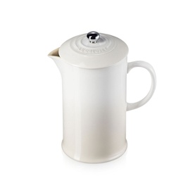 Stoneware Cafetiere With Metal Press 1L