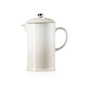 Stoneware Cafetiere With Metal Press 1L