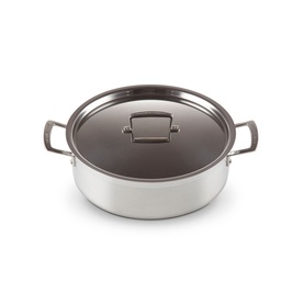 3-Ply Stainless Steel Sauteuse 28cm