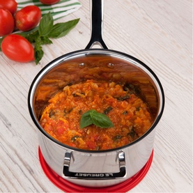 Three-Piece 3-Ply Stainless Steel Saucepan Set