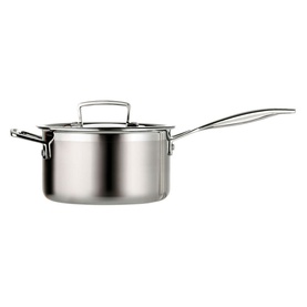 Three-Piece 3-Ply Stainless Steel Saucepan Set