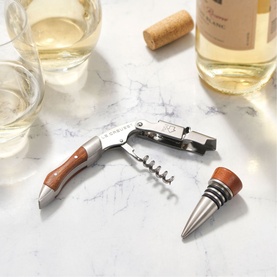 GS-190 Waiter's Corkscrew & Stopper Gift Set