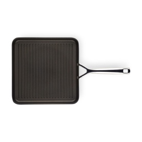 Toughened Non-Stick Ribbed Square Grill 28cm