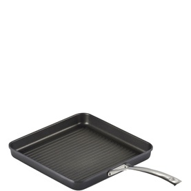 Toughened Non-Stick Ribbed Square Grill 28cm