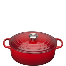 Signature Cast Iron Oval Casserole 25cm