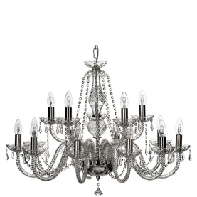 Leenane 15 Arm Chandelier Ire-UK Fitting