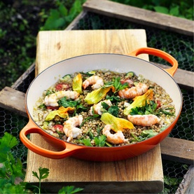 Signature Cast Iron Shallow Casserole 30cm