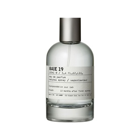 Le Labo BAIE 19 Eau de Parfum in clear glass bottle with silver cap and natural spray label