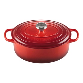 Signature Cast Iron Oval Casserole 27cm
