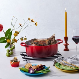 Signature Cast Iron Oval Casserole 27cm