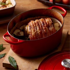Signature Cast Iron Oval Casserole 27cm
