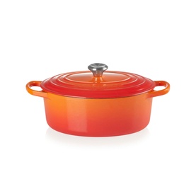 Signature Cast Iron Oval Casserole 27cm