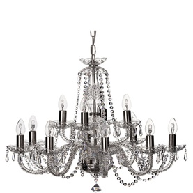 Leenane 12 Arm Chandelier Ire-UK Fitting