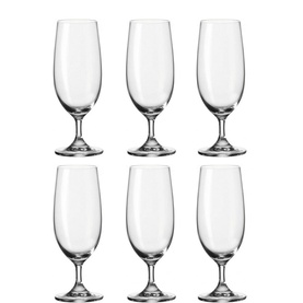 Daily Beer Glass 6 Piece Clear