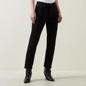 501&reg; Crop High-Rise Straight Leg Jeans