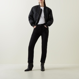 501&reg; Crop High-Rise Straight Leg Jeans