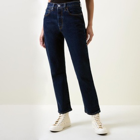 501&reg; Crop High-Rise Straight Leg Jeans
