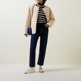 501&reg; Crop High-Rise Straight Leg Jeans