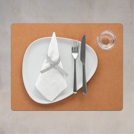 Table Mat Square L Core Flecked Nature