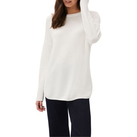 Lisha Ribbed Knit Button Sweater