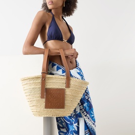 Palm Leaf Basket Bag